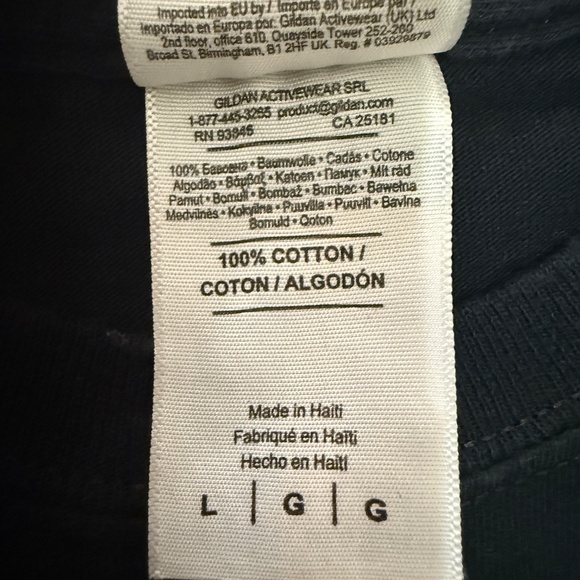 Gildan Red Pony Café Graphic Tee Black Regular - Picture 6 of 7